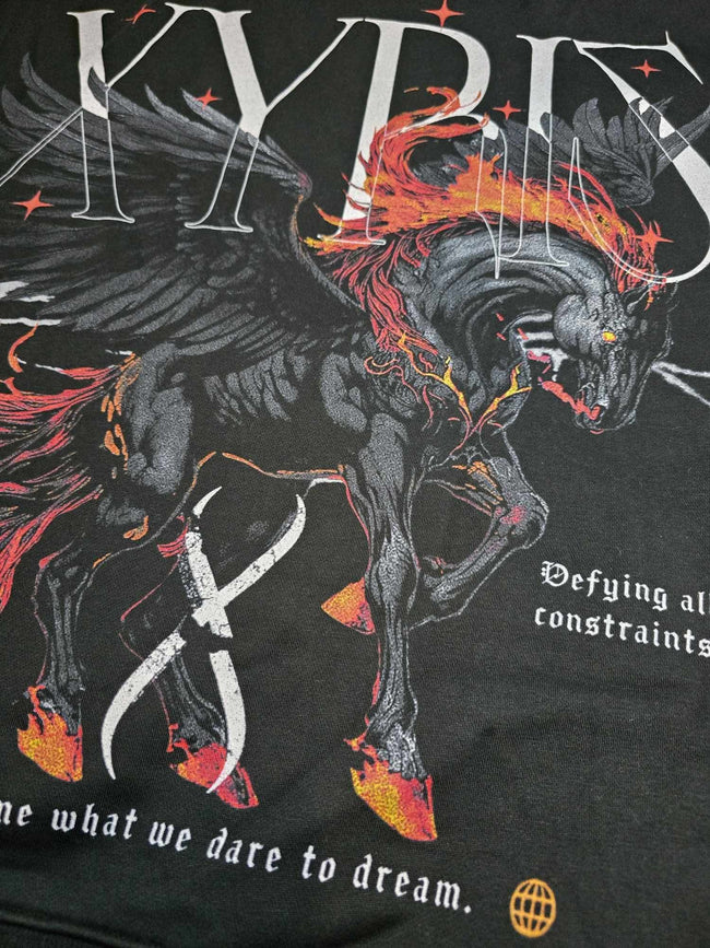 Unleashed Pegasus (Black) - Xyris Clothing