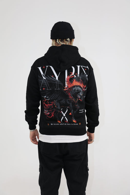 Unleashed Pegasus Hoodie (Black)