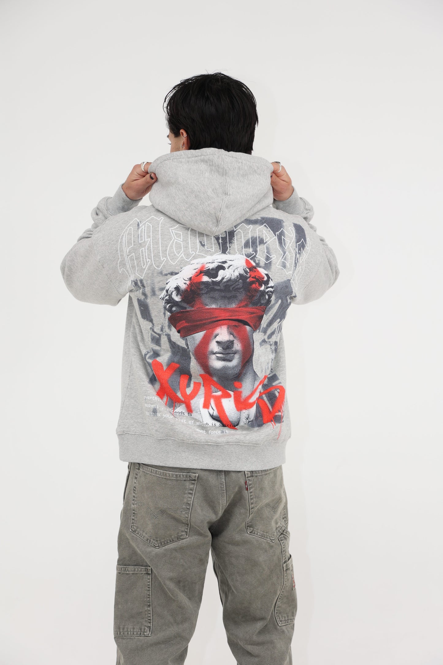 No-Sight Black David Hoodie (Grey)