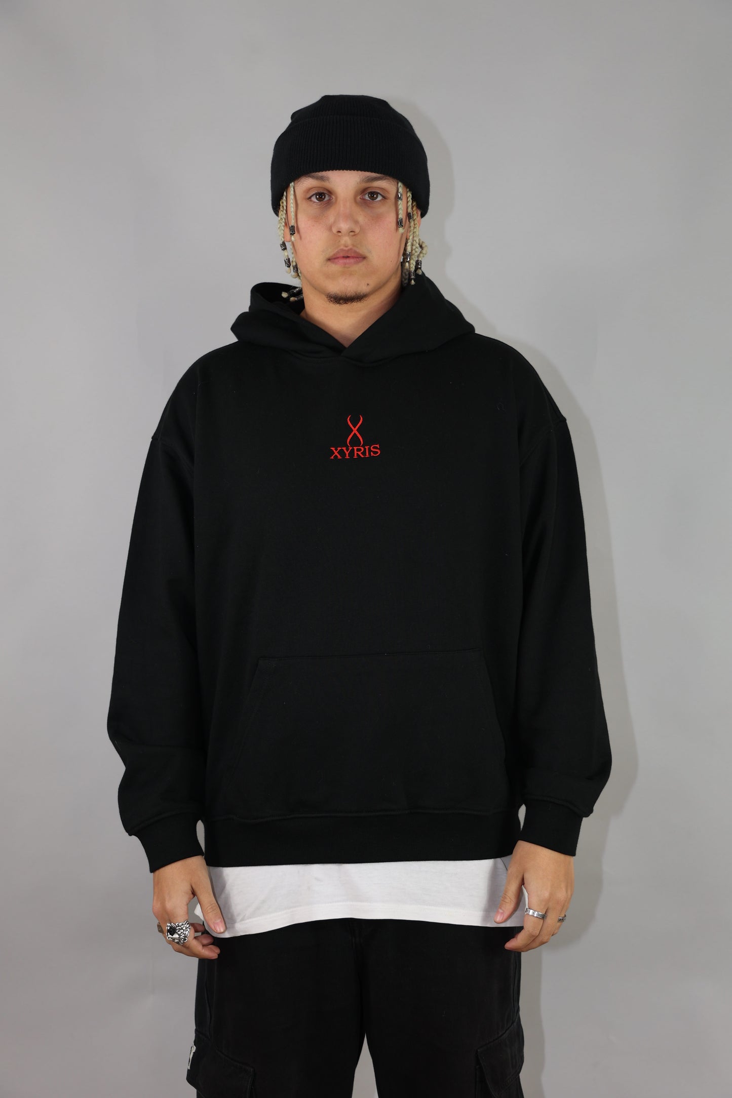 No-Sight Black David Hoodie (Black)