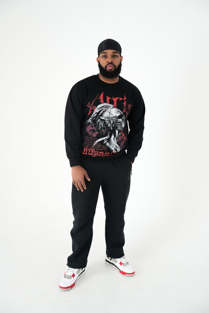 Spartan Pride Crewneck (Black)