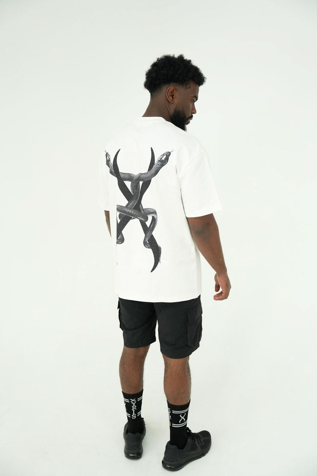 Dual Serpent (White) - Xyris Clothing