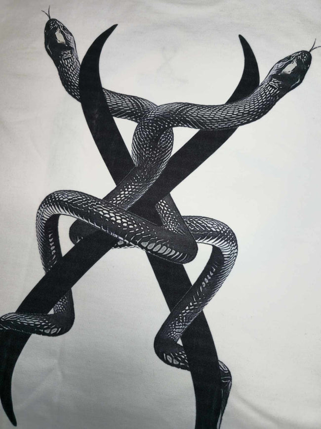 Dual Serpent (White) - Xyris Clothing